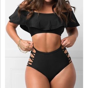SheShow 2-Piece Black Bikini